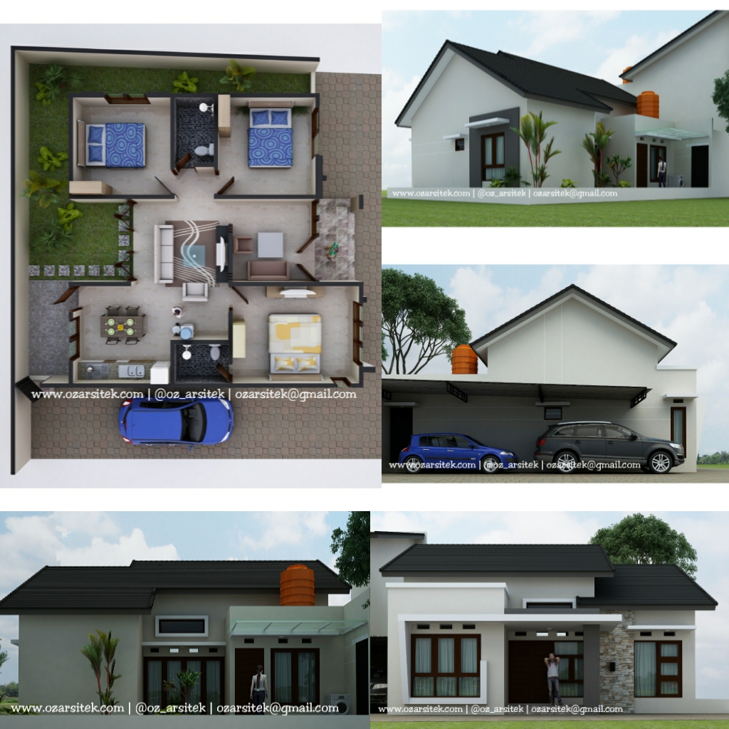 Desain Rumah Ibu Rida Di Surakarta