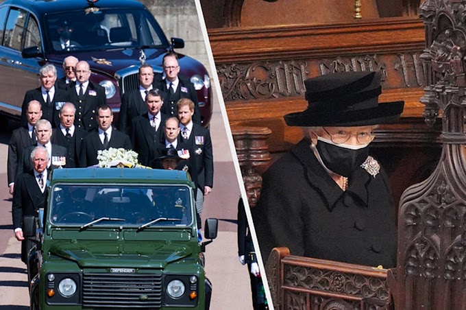 Queen Elizabeth's Private Moments on the Day of Prince Philip's Funeral