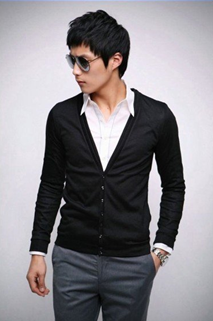 Men s Fashion Fashion Cardigan Korea untuk Pria 