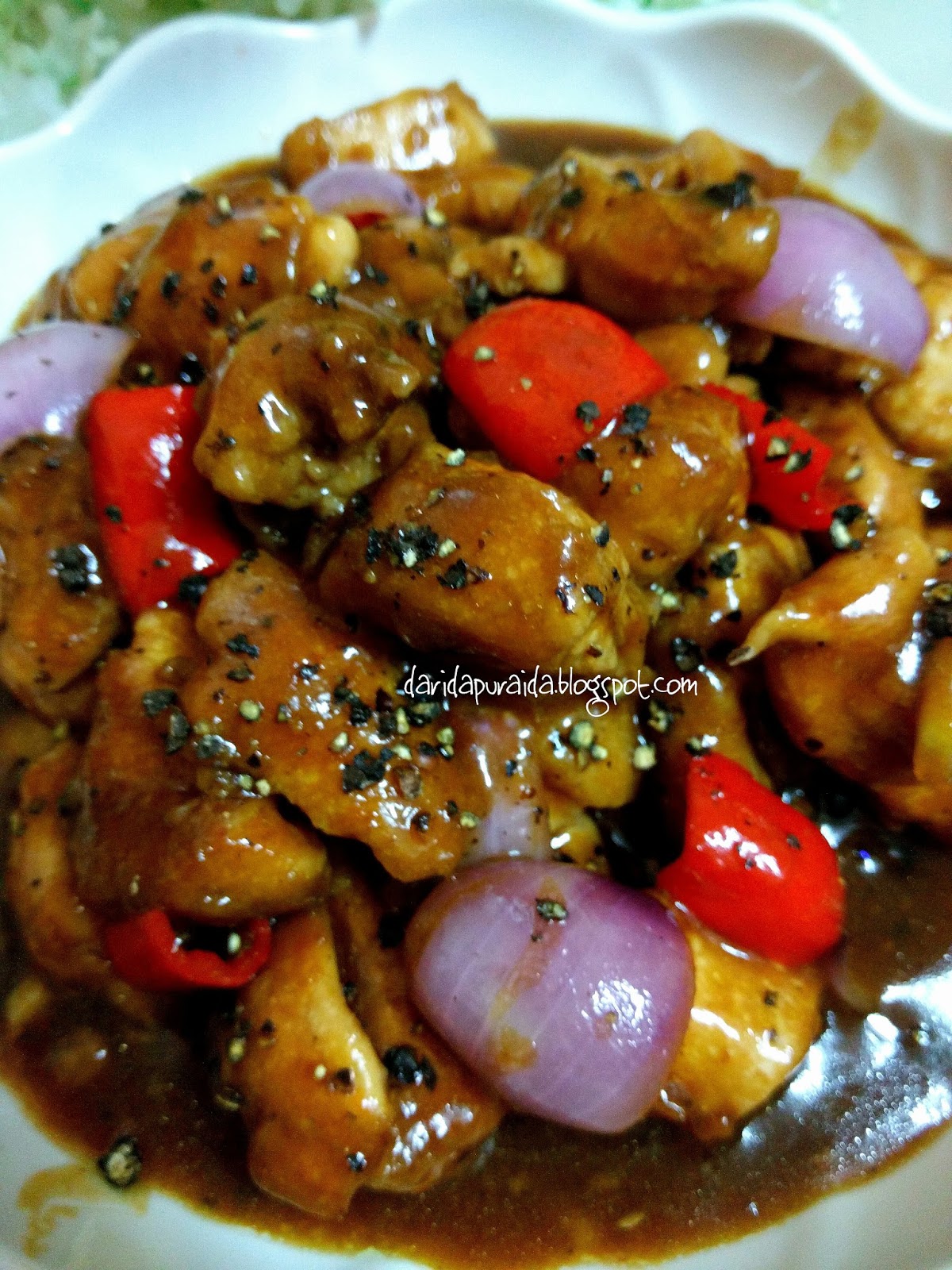 Dari Dapur Aida Black Pepper Chicken Ayam Masak Lada Hitam