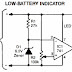 Low battery indicator circuit diagram