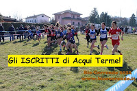 Domenica 5 marzo si corre ad Acqui Terme il Cross Memorial Sburlati. Si assegnano anche i titoli provinciali giovanili. Gli iscritti
