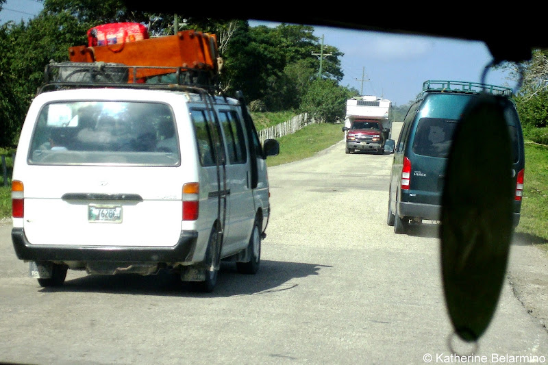 Guatemala Road on the Way to Tikal