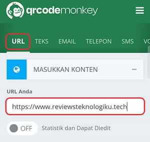 membuat kode qr di qr code monkey