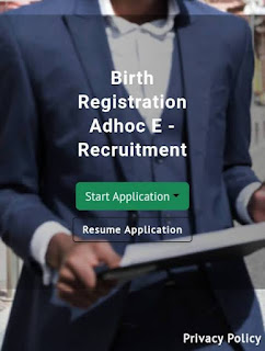 BREAKING :Salary  Structure of NPC Birth Registration Adhoc Staff for Enumerators;