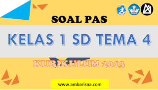 Download Soal PAS Ganjil Kelas 1 SD Tema 1