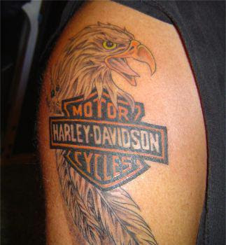 Body Painting Harley  Davidson  Tattoos 