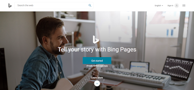 Bing Pages  का प्रयोग कर अपना प्रमोशन करे