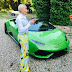 Photos: Wife of flamboyant Zimbabwean prophet shows off her new Lamborghini