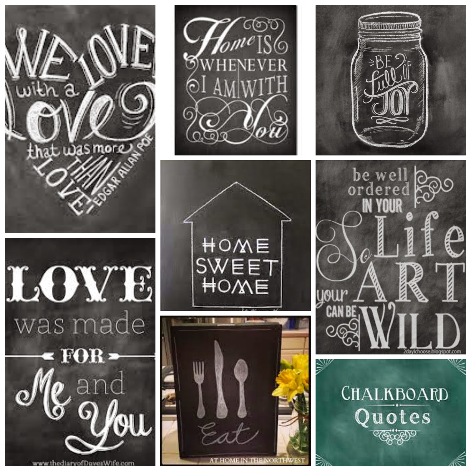 Western Warmth: Chalkboard Art Ideas