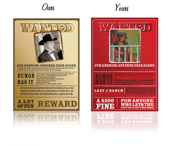 updated most wanted poster. We also helped design Wanted