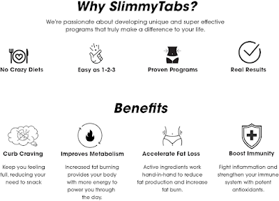 Slimmy Tabs Super-Burn Dissolvable Tablets - Natural Ingredients, Keto Friendly, No Calories, Gluten and Sugar Free, Vegan, Boosts Energy & Tastes...