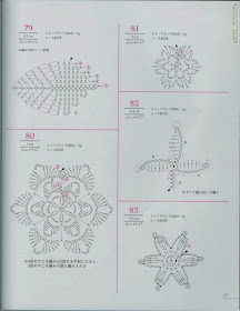 Motivos de Crochê Com Gráfico 26 - Folhas e Flores