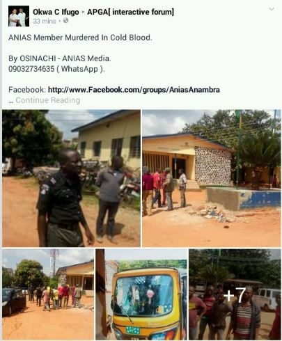 Graphic Photos: Keke Driver Gruesomely Murdered by Unknown People in Anambra