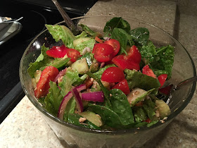 GF Greek Salad with Homemade Dressing