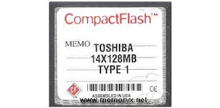 Flash Memory - 128MB CompactFlash Card