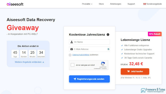 Aiseesoft Data Recovery giveaway