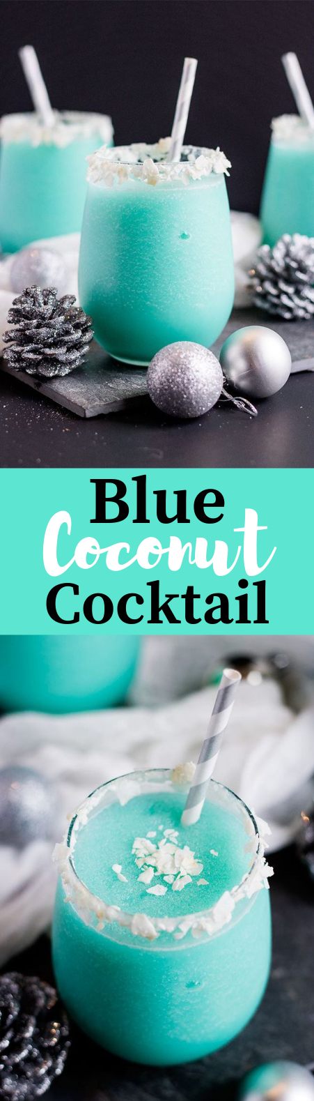 Blue Coconut Cocktail #Cocktail #Drinks