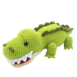 Alligator amigurumi patrón gratis