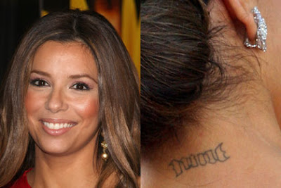 Female Celebrity Tattoo Picture Gallery