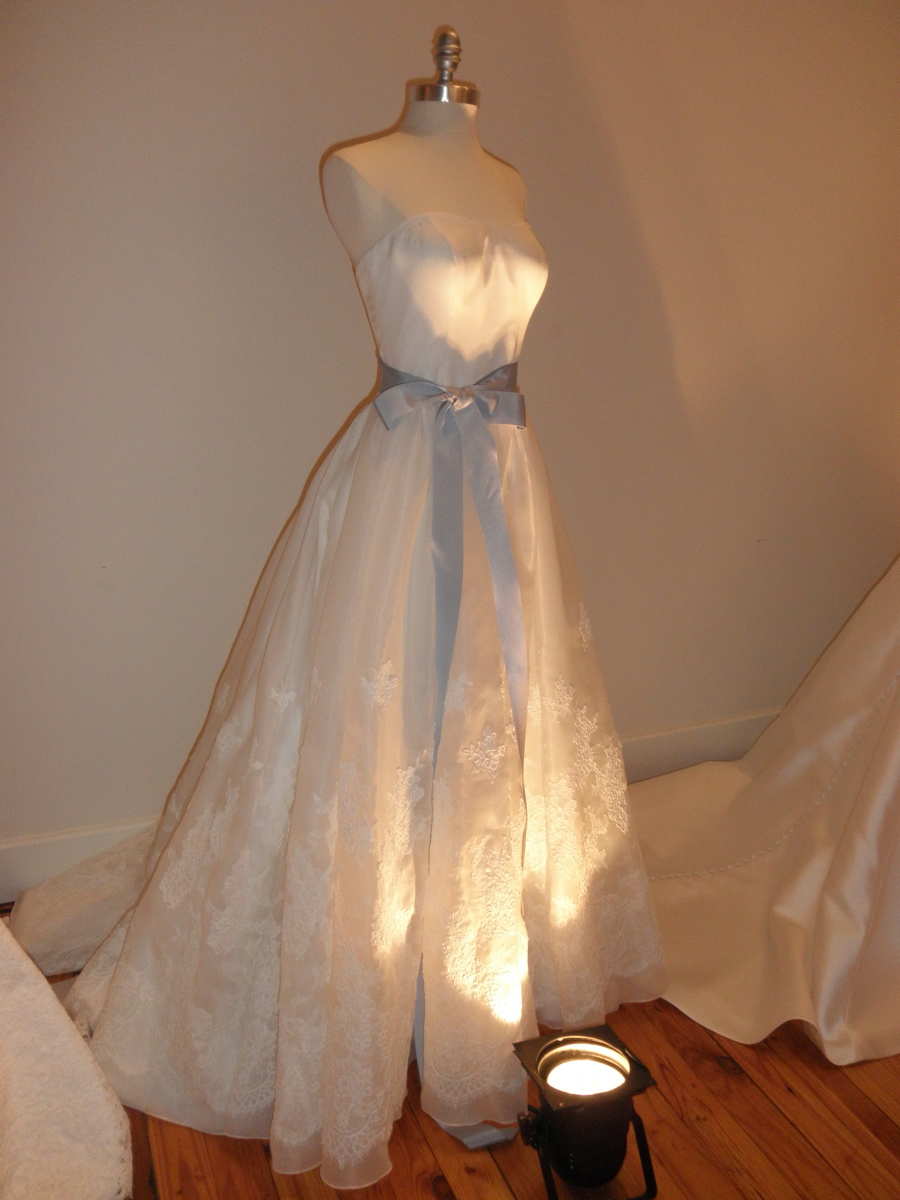 This beautiful wedding gown is