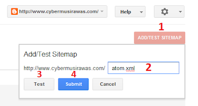 cara membuat sitemap blogspot