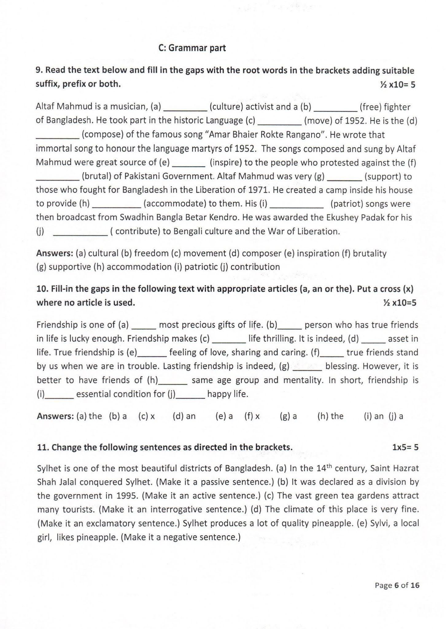 jsc new syllabus 2024, jsc question pattern 2024, jsc mark distribution 2024