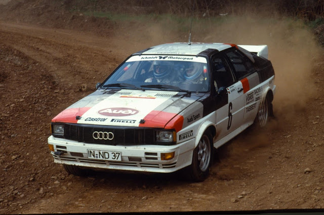 An Early Audi Quattro Rally Car