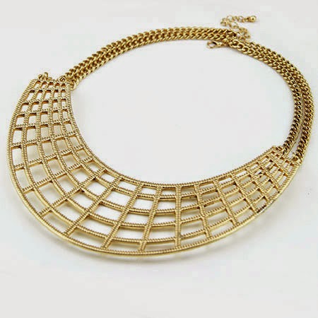 Alloy Hollow Fashiable & Luxurious Necklace