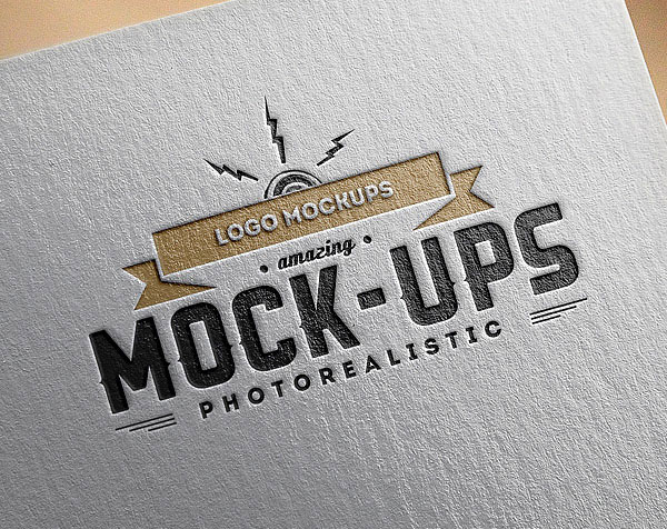 Paper Logo MockUps