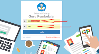 Login Diklat SIM.GPO dalam Kegiatan Moda Daring Guru Pembelajar