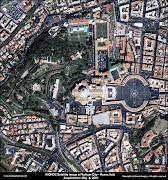 Vatican Citysmallest cities of the world (vatican city satellite image ikonos high resolution)