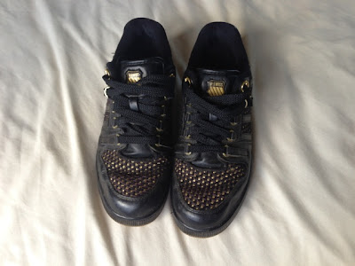 K Swiss Limited Edition Black and Gold Trainers 