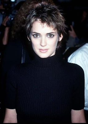 Winona Ryder hair cut