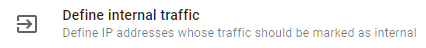 Screenshot of Define internal traffic in Google Analytics 4