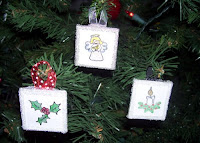 Memory glass ornaments