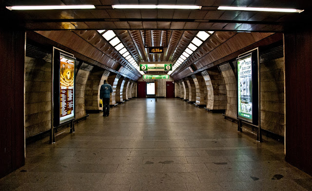 Prague underground station most beautiful underground station