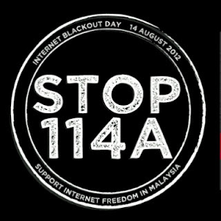 Eyriqazz vs Denaihati pindaan akta 114A Akta Keterangan 1950, pekembangan terbaru Kempen STOP 114A, komuniti internet bantah Akta, Backout Internet