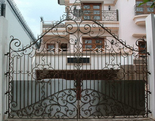  Pagar  Rumah  Minimalis dan Klasik Gate House Design