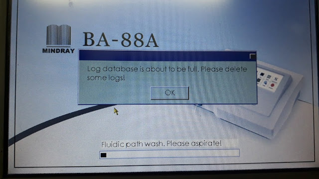 Lỗi máy sinh hóa BA-88A