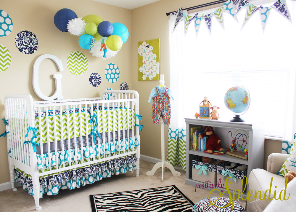  Baby  Boy Nursery  Tour Positively Splendid Crafts 