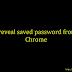 How to reveal saved password of Google Chrome