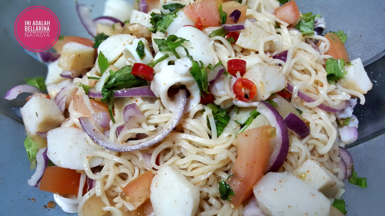 Resepi Kerabu Maggi Siam | Ini Adalah Bellarina Natasya