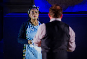 Gwenneth-Ann Jeffers, Peter Auty  - Aida - Opera Holland Park - photo Robert Workman