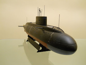 proa del submarino ruso kilo