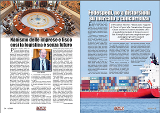 GIUGNO 2020 PAG. 24 - Nanismo delle imprese e fisco così la logistica è senza futuro