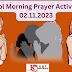School Morning Prayer Activities - 02.11.2023 :