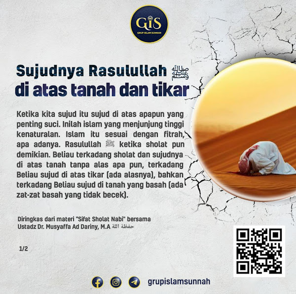 Audio ke-116: Sujudnya Rasulullah di atas Tanah dan Tikar