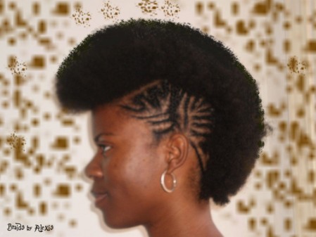 Black Women Natural Hairstyles: Frohawk