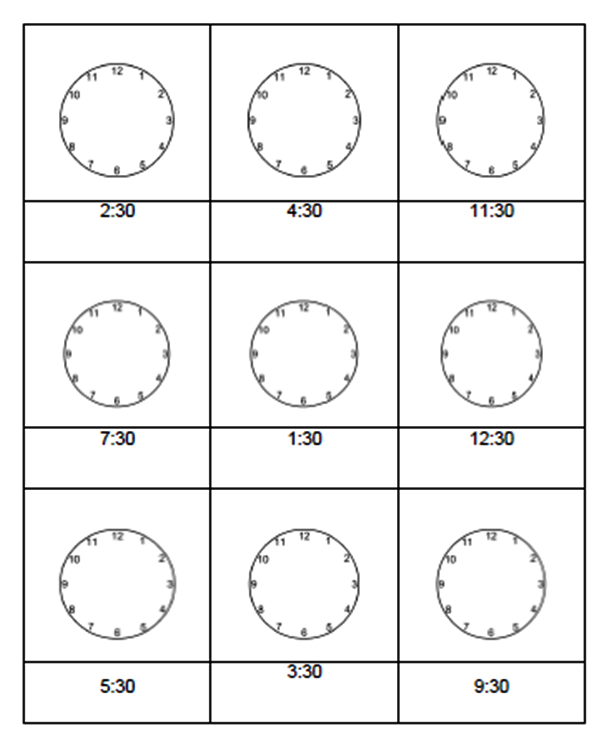 Lembaran Kerja Matematik Tahun 1 Masa Dan Waktu